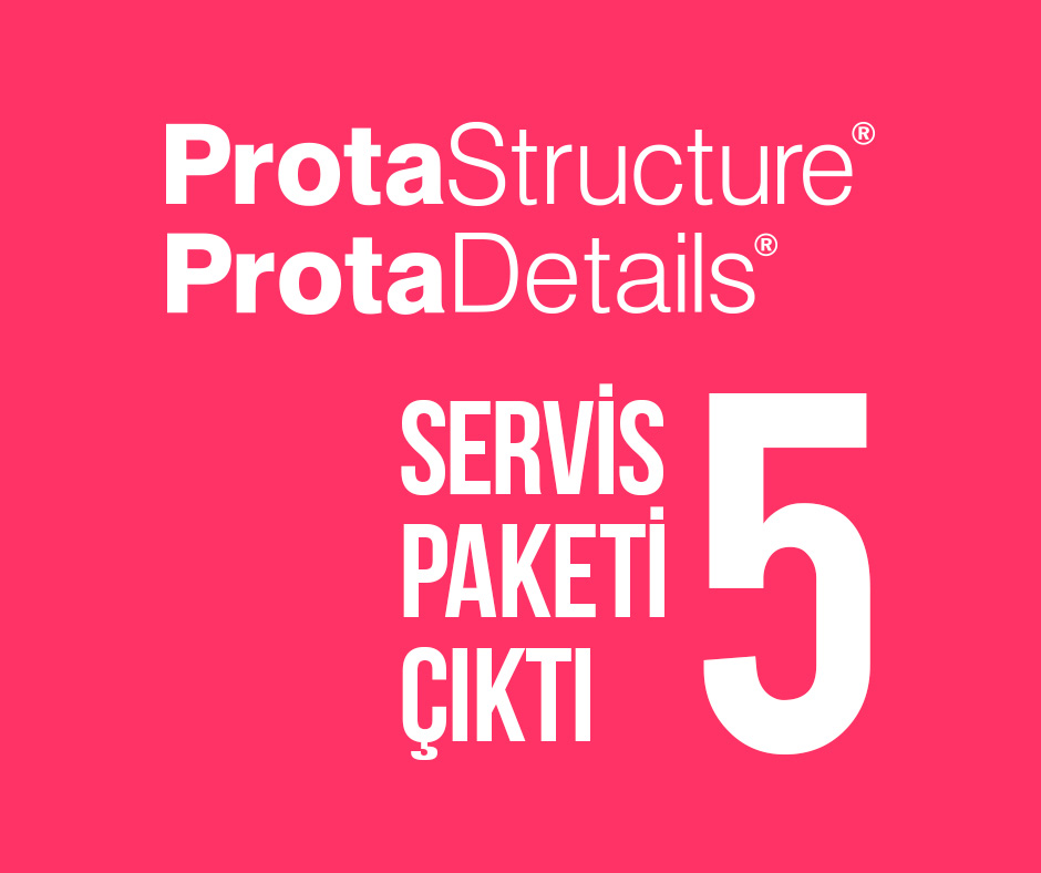 ProtaStructure Suite 2016 Servis Paketi 5 Çıktı